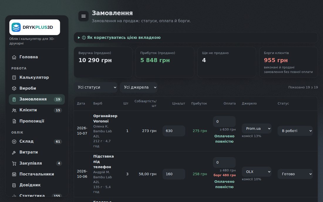 Замовлення
